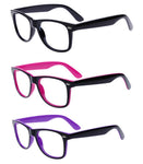 Unisex Retro 80' Clear Lens Glasses