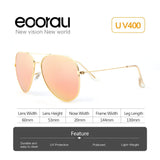 Mirrored Aviator Polarized Sunglasses for Mens & Womens UV-400