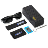 Polarized Sport Mens Sunglasses HD Lens Metal Frame Driving Shades FD 9005