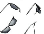 Unisex Polarized Square Aluminum Vintage Wayfarer Sunglasses DSR006