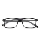 Retro Optical TR Frame Lightweight Spring Hinge Clear Lens Glasses Men Women