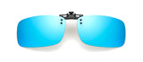 Polarized Clip-on Flip Up Rimless Sunglasses for Prescription Glasses