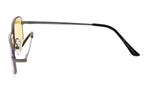Anti Blue Rays,Reduce Eyestrain,UV Protection,Memory Bridge,Titanium,Computer Reading Gaming Glasses Unisex