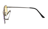Anti Blue Rays,Reduce Eyestrain,UV Protection,Memory Bridge,Titanium,Computer Reading Gaming Glasses Unisex