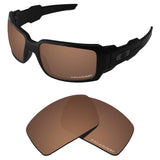 Performance Replacement Lenses for Oakley Oil Drum Sunglass Polarized Etched