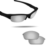 Anti-saltwater Replacement Lenses for Oakley Flak Jacket Sunglasses - Various Colors