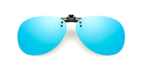 Polarized Clip-on Flip Up Rimless Sunglasses for Prescription Glasses