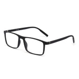 Retro Optical TR Frame Lightweight Spring Hinge Clear Lens Glasses Men Women