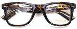 Classic Horn Rim Nerd Square Eyeglasses Spectacles Geek Clear Lens Rectangle Glasses