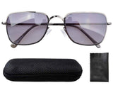 Spring Hinges Polycarbonate Lens Pilot BiFocal Reading Glasses +2.0