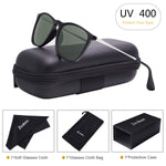 Sunglassesfor Men  Square Polarized Sunglasses with HD Vision Anti Glare Lens UV 400 Protection