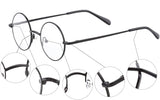 Retro Round Prescription ready Metal Eyeglass Frame (Small Size)