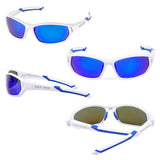 Polarized Sports Sunglasses, HD Lens,Built-in Comfortable Silicon Leg for Men Women Baseball Running Cycling Fishing Driving Golf Softball Hiking