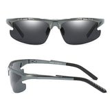 Sport Fishing Sunglasses for Men, Polarized 100% UV Protection, Aluminum Magnesium Frame
