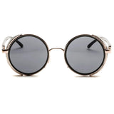 Steampunk Vintage Retro Sunglasses Metal Circle Frame