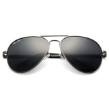 Premium Military Style Polarized Aviator Sunglasses, 100% UV Protection