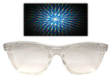 Diffraction 3D Rainbow Fireworks Prism Effect Glasses