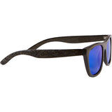 Shiner Bamboo Wood Sunglasses - UV400 Polarized Lenses, Wayfarer Style