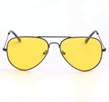 HD Night Polarized Vision Yellow Lens 3025 Aviator Driving Glasses for Men