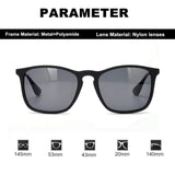 Designer Wayfarer Square Sunglasses for Men - Seawater Erosion Resistant - Scratch Resistant - Nylon Lenses