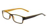 Newbee Fashion - Unisex Two Tone Sleek Spring Temple Fashion Clear Lens Glasses