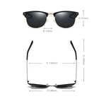 Polarized sunglasses for men women Half Frame Sunglasses mens womens sunglasses