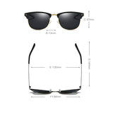 Polarized sunglasses for men women Half Frame Sunglasses mens womens sunglasses