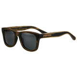 Classic Wayfarer Bamboo Wood Sunglasses Polarized Lenses that float