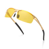 Night Vision Glasses for Driving, Polarized HD Yellow Lens for Men, Ultralight Frame