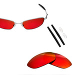 Anti-salt Polarized Replacement Lenses & Sock Kit for Oakley Whisker