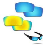 Anti-saltwater Polarized Replacement Lenses for Oakley Gascan Sunglasses 2 Pairs Packed