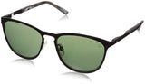 CLIFFSIDE BLACK/BLACK MARBLE - HAPPY GRAY GREEN SUNGLASSES