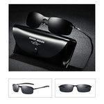 Aoron Unisex Polarized Aluminum Aviator Sunglasses Vintage SunGlasses For Men/Women 100% UV 400 Protection