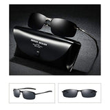Aoron Unisex Polarized Aluminum Aviator Sunglasses Vintage SunGlasses For Men/Women 100% UV 400 Protection