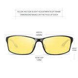Night Vision Glasses for Driving Men Women Anti Glare Rainy Safe HD Night Driving Glasses