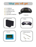 Polarized Sunglasses For Men Women Aviator-Retro Oversized UV Driving Baseball