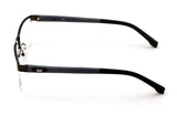 Men Half Rimless Rectangular Non-prescription Glasses Frame Clear Lens Eyeglasses TR90