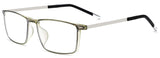 Men Titanium Alloy TR90 Square Optical Prescription Glasses Frame Eyewear 523