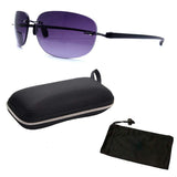 Select 1 or 2 Pairs - Unisex Aviator Retro Sun Readers Spring Hinged Reading Glasses Sunglasses (These Are BIFOCAL Reading Glasses)