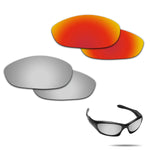 Anti-saltwater Polarized Replacement Lenses for Oakley Monster Dog 2 Pairs Pack