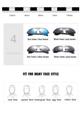 Polarized Sunglasses For Men Women Aviator-Retro Oversized UV Driving Baseball