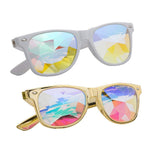 Kaleidoscope Glasses - Rainbow Rave Prism Diffraction Crystal Lens Sunglasses Goggles
