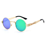 Gothic John Lennon Metal Spring Frame Round Steampunk Sunglasses Retro Circle Shade Available