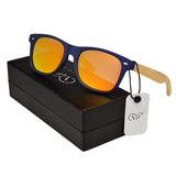 Sports Wood Sunglasses with Bamboo Legs sunglasses for men women