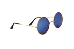- Retro Mirror Round Circle Metal Sunglasses