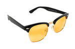- Premium Half Frame Horn Rimmed Sunglasses Assorted Color Frames and Lenses Semi Rimless