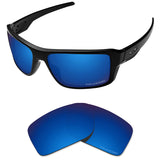 Performance Replacement Lenses for Oakley Double Edge Sunglass Polarized Etched
