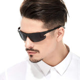 Sport Fishing Sunglasses for Men, Polarized 100% UV Protection, Aluminum Magnesium Frame