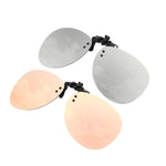 2-Pack Polarized Clip-on Rimless Pilot Lens Driving Sunglasses,JP94