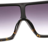 Square Oversized Flat Top Sunglasses for Women and Men